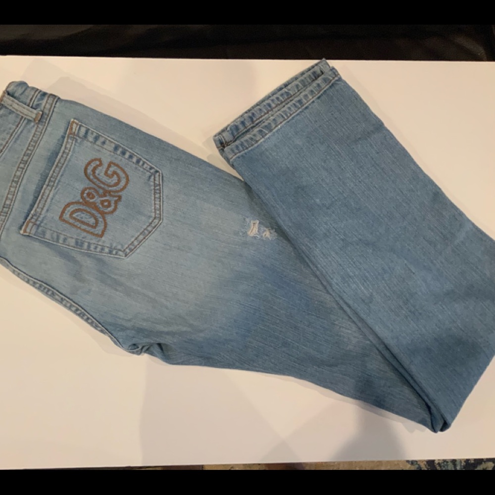 D&G Men’s distressed jeans